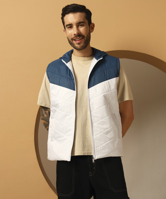MOD YOUNG Sleeveless Colorblock Men Jacket