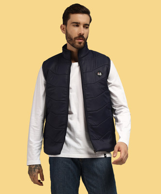 Christy World Sleeveless Solid Men Jacket