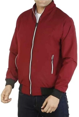 TURBINET Full Sleeve Self Design Men Jacket