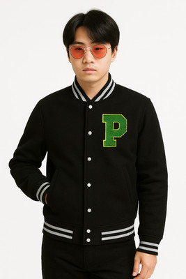 Crossbone Full Sleeve Graphic Print Men Jacket
