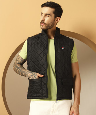 METRONAUT Sleeveless Self Design Men Jacket