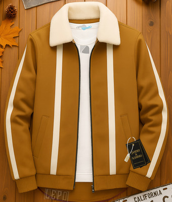 Jammy & Kammo Full Sleeve Striped Men Jacket
