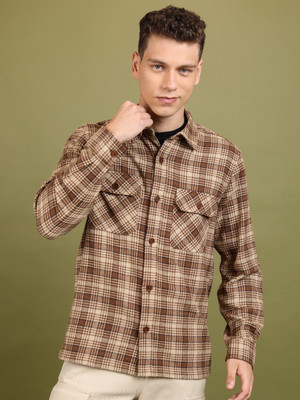 HIGHLANDER Full Sleeve Checkered Men Jacket