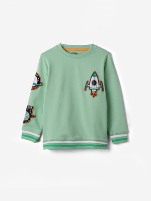 The Souled Store Full Sleeve Printed Boys Jacket