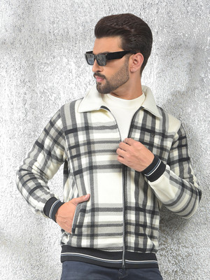 CRIMSOUNE CLUB Full Sleeve Checkered Men Jacket