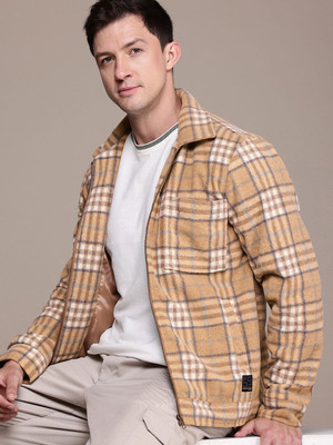 French Connection Full Sleeve Checkered Men Jacket