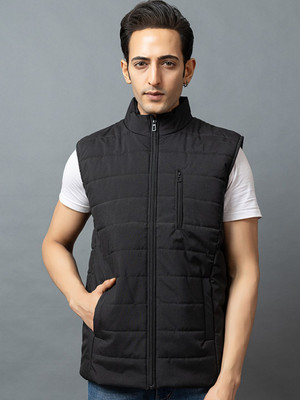 HouseOfCommon Sleeveless Solid Men Jacket