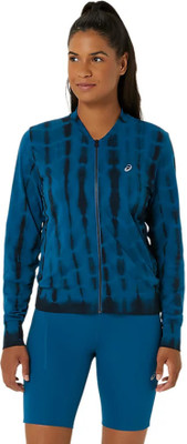 Asics Full Sleeve Self Design Women Jacket