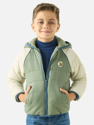 JUNIORS by Babyshop Full Sleeve Colorblock Boys Jacket