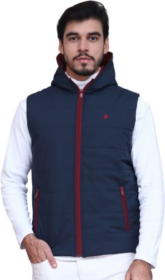 bunch of bad Sleeveless Solid Men Jacket