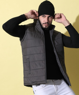 NYSINE Half Sleeve Solid Men Jacket