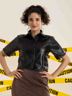 TANDUL Half Sleeve Solid Women Jacket