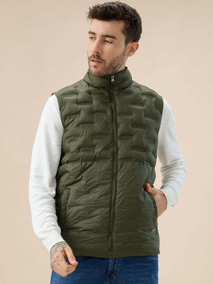 Status Quo Sleeveless Solid, Self Design Men Jacket