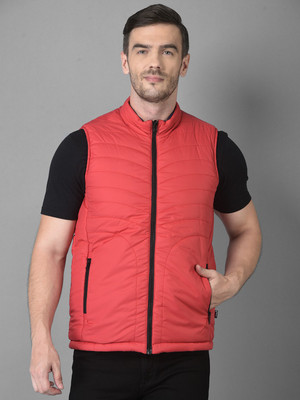 Canary London Sleeveless Self Design Men Jacket