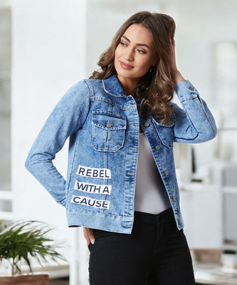 Miss Chase Full Sleeve Washed Women Denim Jacket