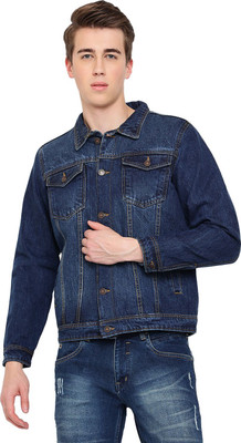 CANTABIL Full Sleeve Washed Men Denim Jacket