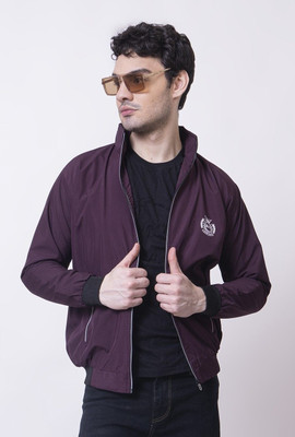 Rozebee Full Sleeve Solid, Printed Men Jacket
