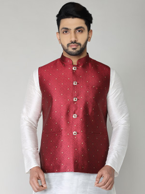 BBS CREATION Sleeveless Printed Men Jacket