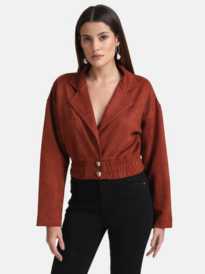 KAZO Full Sleeve Solid Women Jacket