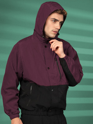 CHKOKKO Full Sleeve Colorblock Men Jacket