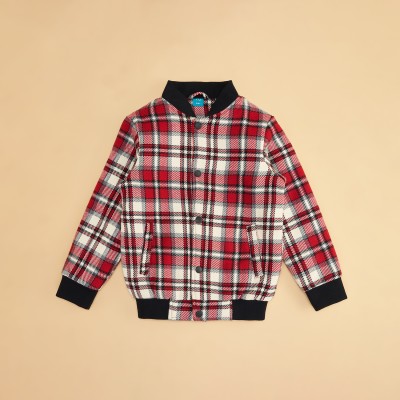 YU by Pantaloons Full Sleeve Checkered Boys Jacket