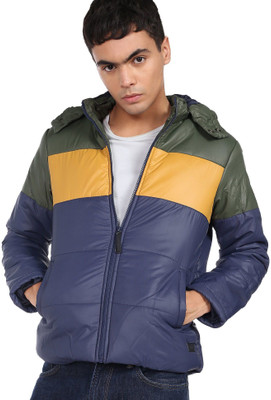 FLYING MACHINE Full Sleeve Colorblock Men Jacket