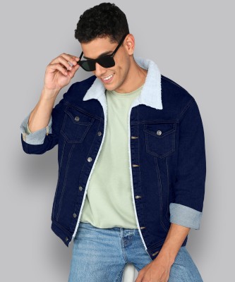 FTX Full Sleeve Solid Men Denim Jacket