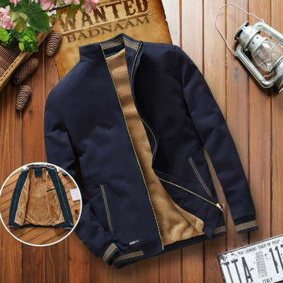 Tockcart traders Full Sleeve Solid Men Jacket