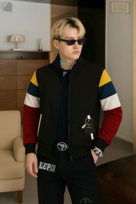 JAMMYandKAMMO Full Sleeve Colorblock Men Jacket