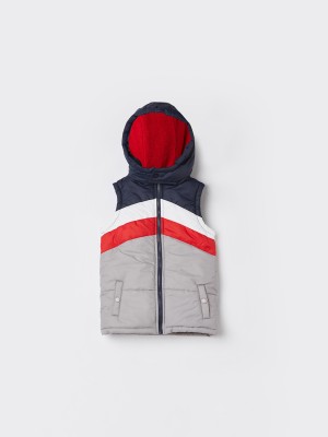 Fame Forever by Lifestyle Sleeveless Solid Boys Jacket