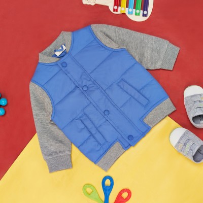 Pantaloons Baby Full Sleeve Colorblock Baby Boys Jacket