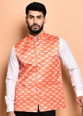 Svatantra Sleeveless Printed Men Jacket