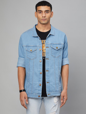 FTX Full Sleeve Solid Men Denim Jacket