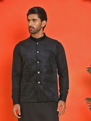 ANOUK Sleeveless Solid Men Jacket