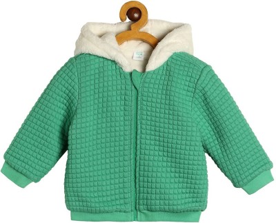 MINI KLUB Full Sleeve Self Design Baby Boys Jacket