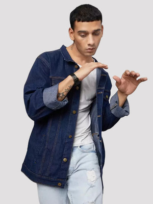 METRONAUT Full Sleeve Solid Men Denim Jacket