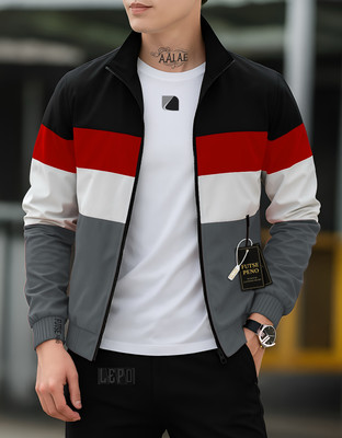 FUTSE PENO Full Sleeve Striped Men Jacket