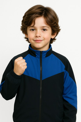FARQAD Full Sleeve Colorblock Boys Jacket