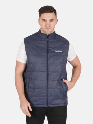 Caraba Sleeveless Solid Men Jacket