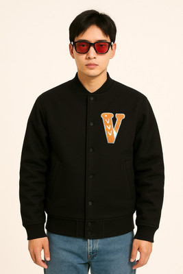 Mg Fab Full Sleeve Applique Men Jacket