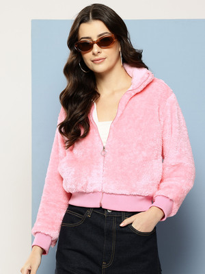 Sangria Full Sleeve Solid Women Jacket