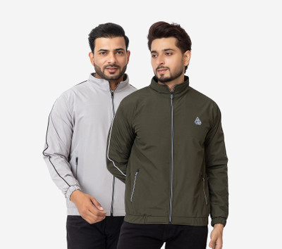 2nd Sky Full Sleeve Solid Men Jacket