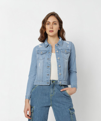 VERO MODA Full Sleeve Solid Women Jacket