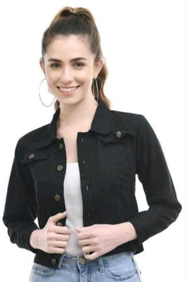 Fannox Full Sleeve Solid Women Denim Jacket