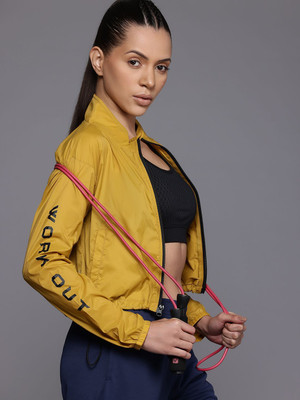 HRX by Hrithik Roshan Half Sleeve Solid Women Jacket