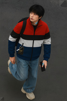 FUTSE PENO Full Sleeve Colorblock Men Jacket