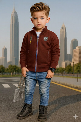 LQT Full Sleeve Printed Boys Jacket