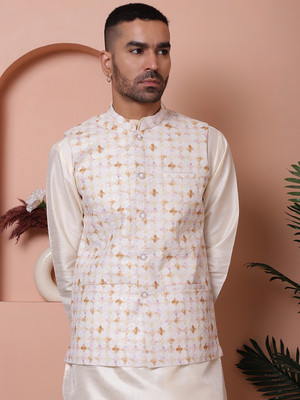 Jompers Sleeveless Printed Men Jacket