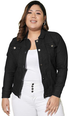 Tripursundari Fashion Full Sleeve Solid Women Denim Jacket