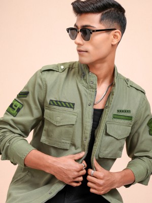 LOCOMOTIVE Full Sleeve Solid Men Jacket